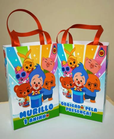 Sacolinhas Personalizada Um Heroí do Coração Lembrancinhas Para Aniversário