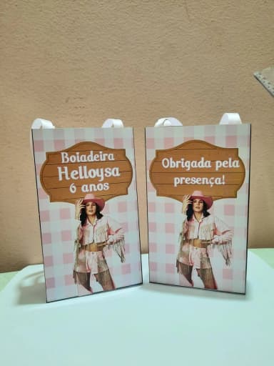 Sacolinhas Personalizadas Boiadeira para Lembrancinhas