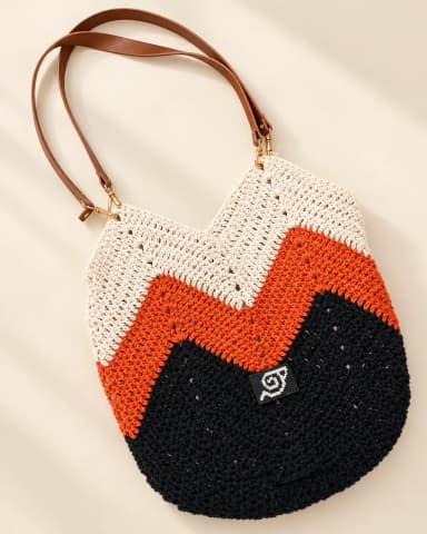 Bolsa de crochê  com tema Naruto