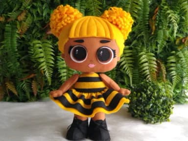 Boneca LOL em feltro