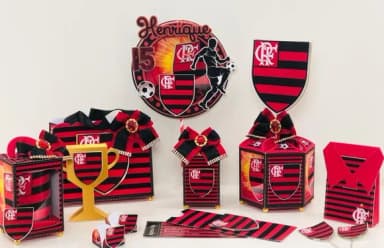 Kit 60 Lembrancinhas Flamengo