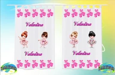Cortina Personalizada Bailarinas