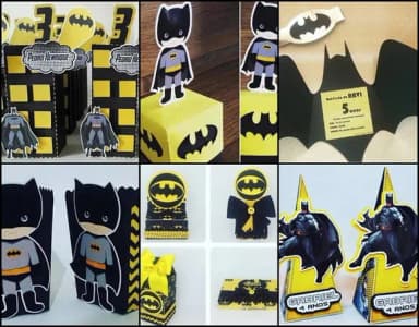 Kit 30 Lembrancinhas Batman