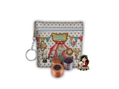 Chaveiro Porta Moedas Personalizado Circo