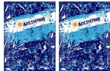 Vetor Camisa da Argentina personalizada 2022