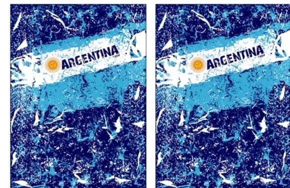 Vetor Camisa da Argentina personalizada 2022