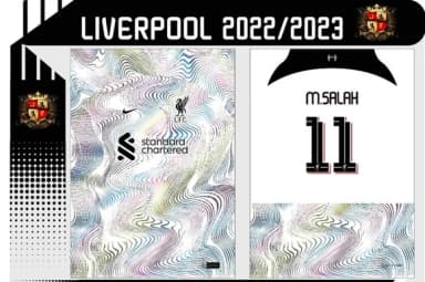 Vetor Da Camisa Do Liverpool 2022/2023