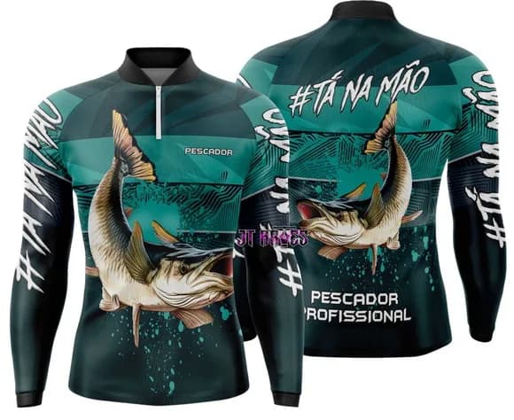 Arte Vetor Camisa Pesca-mod-0129