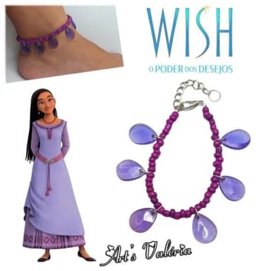 Tornozeleira da Asha de Wish: o Poder dos Desejos