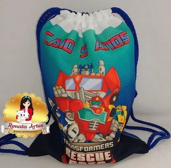 Mochila de Tecido Rescue Bots