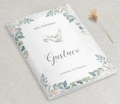 Livrinho De Orações Para Lembrança De Batizado - 10x14 Cm