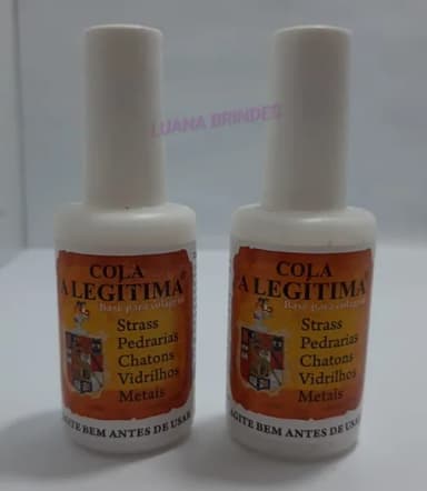 Cola A Legítima - Colagem De Strass-pérolas -kit C/2 De 20ml