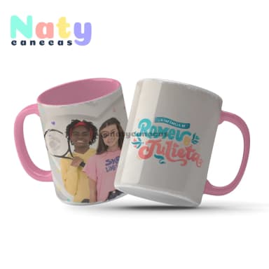 Caneca Personalizada A Infância de Romeu e Julieta Alça Color
