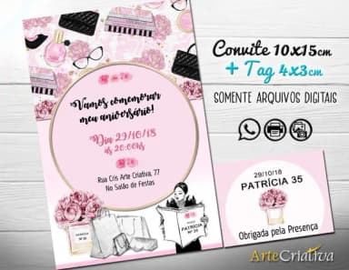CONVITE DIGITAL C/TAG Elegante 3