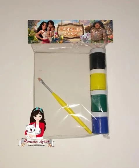 Kit Pintura Personalizado Moana 2
