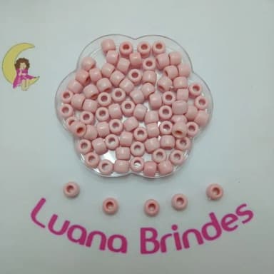 Miçanga Tererê Rosa 10mm Pct 100 Unidades