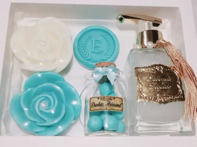 Presente de Aniversário, Sabonete Líquido Luxo com Sabonetes