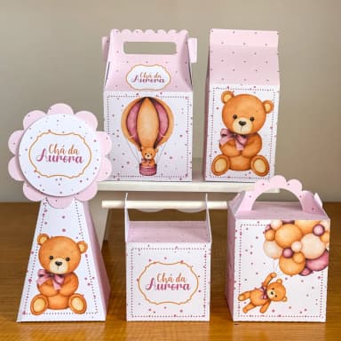 PEGUE E MONTE - Kit Festa DOCES - Decoração de Festa | Lembrancinhas | Aniversário | Personalizados
