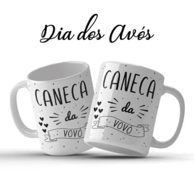 Caneca da Vovó Presente Dia dos Avós