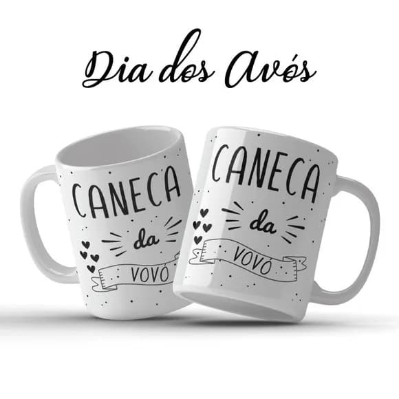 Caneca da Vovó Presente Dia dos Avós