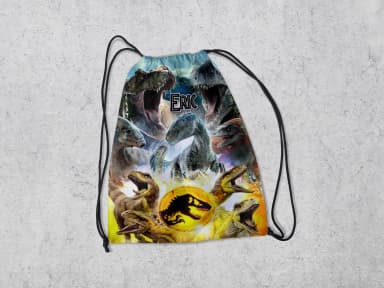 Mochilinha Personalizada para lembrancinhas Dinossuaros