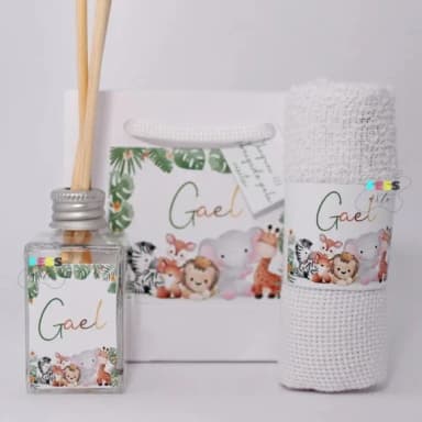 Lembrancinha Maternidade Kit Toalhinha Aromatizador