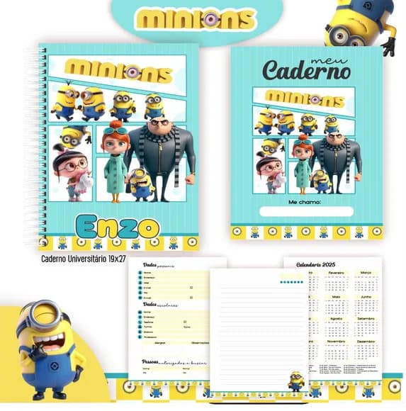 Caderno ou Agenda Personalizada