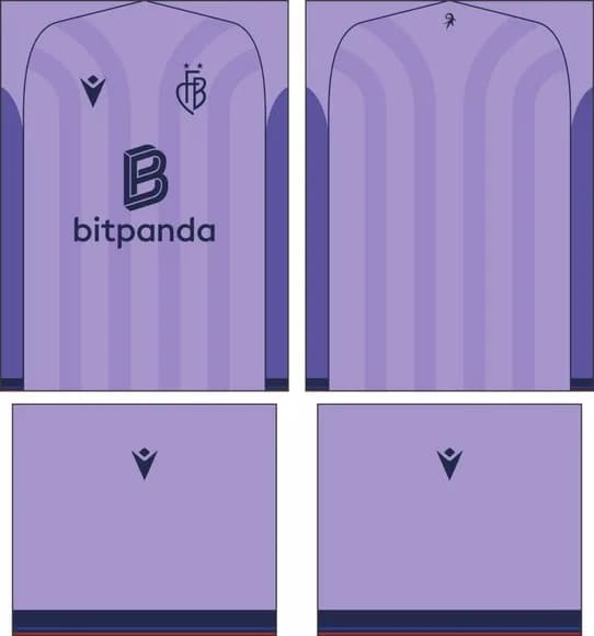 Arte Vetor Camisa Fc Basel Visita 2025-2026
