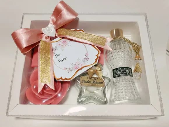 Presente de Aniversário: Kit Aromatizador com Sabonetes