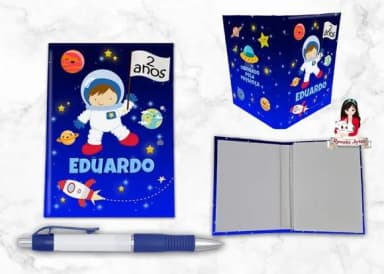 Bloquinho com Caneta Astronauta
