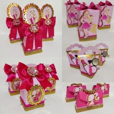 Kit 60 Lembrancinhas - Barbie