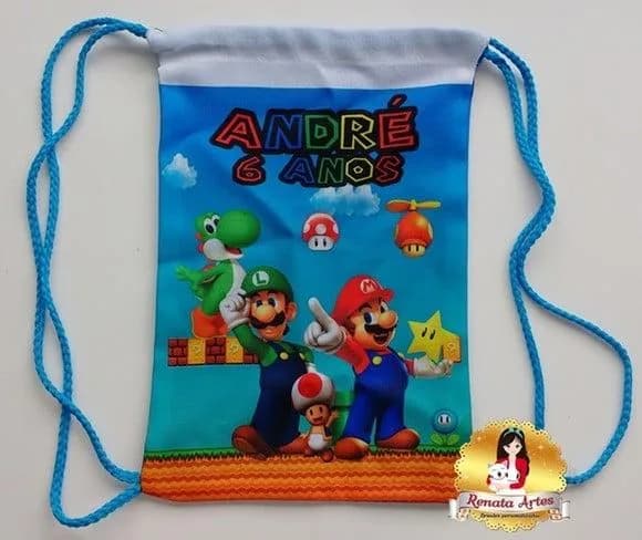 Super Mario Bross - Mochila Personalizada