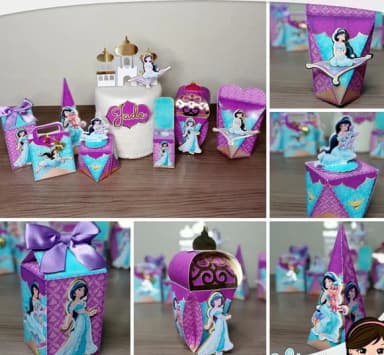 Kit 60 Lembrancinhas Jasmine