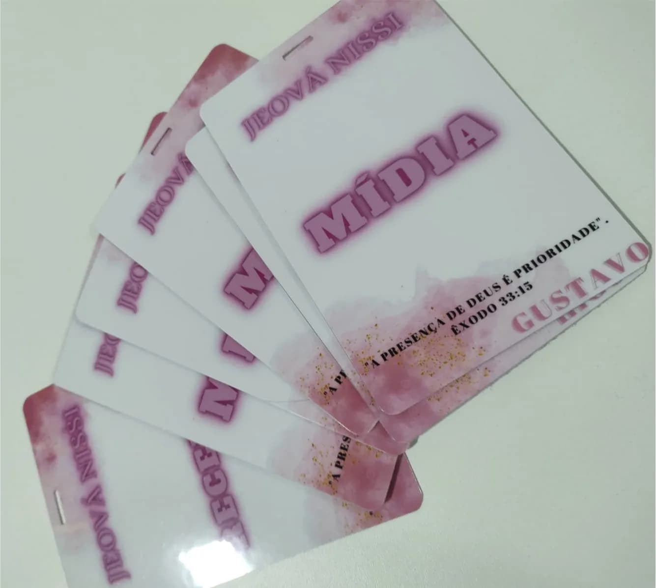 Credencial Personalizada 9x13 para Eventos Festas Shows