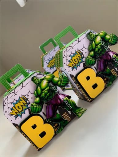 Kit 30 Lembrancinhas Hulk