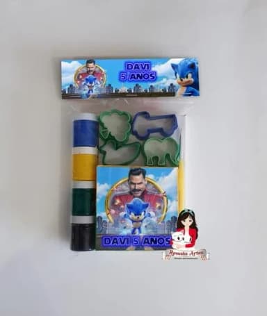 Kit Artes Personalizado Sonic Filme 2020