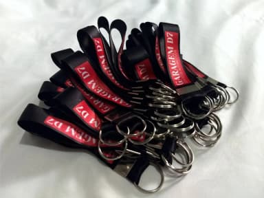 Chaveiro Personalizado em Tecido!