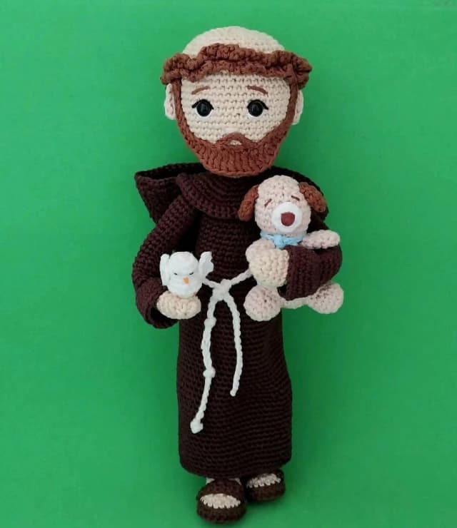 São Francisco de Assis amigurumi