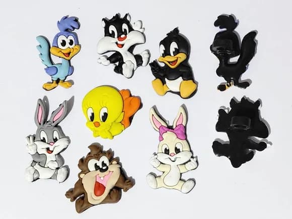 Ponteira P/lápis Baby Looney Tunes Pacote com 7 Unidades