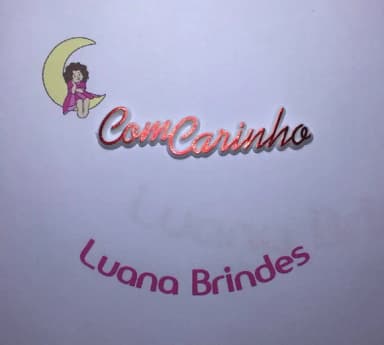 Plaquinhas com Carinho de Acrílico Injetado Pct C/5 Und