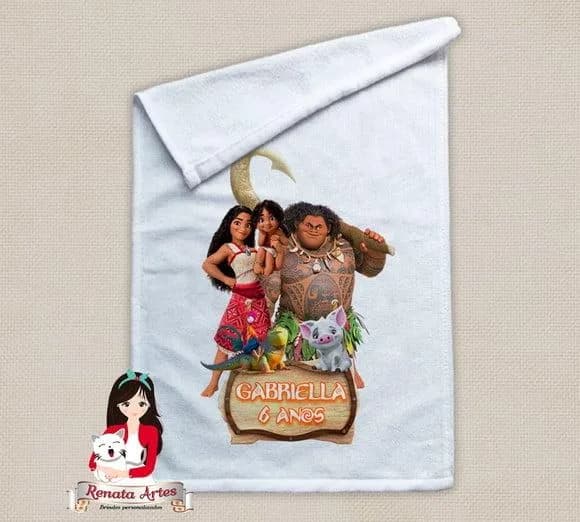 Toalhinha Personalizada Moana 2