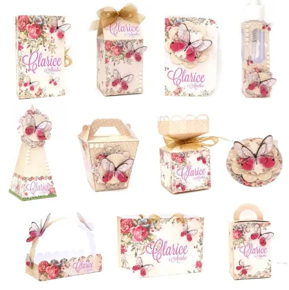 Kit 30 Lembrancinhas Jardim Encantado