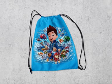 Mochilinha Personalizada para lembrancinhas Patrulha Canina