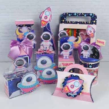 Kit 60 Lembrancinhas Astronauta