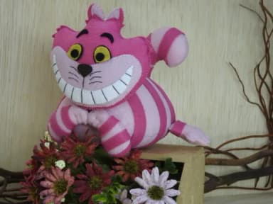 Gato da Alice no País das Maravilhas em Feltro