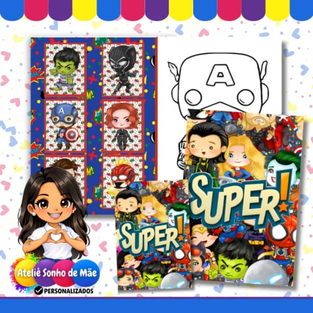 Album de Figurinhas Personalizados