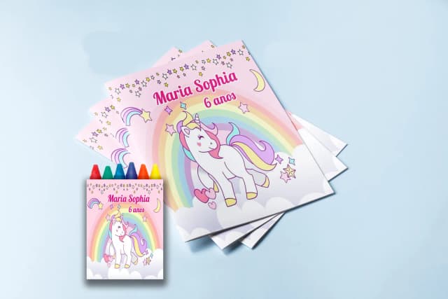 Revista para colorir  com Giz de cera Personalizado da Frozen