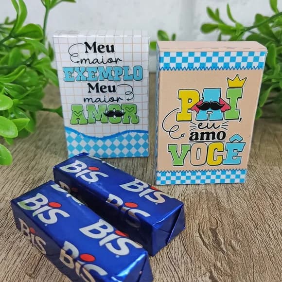 Caixa para 2 Bis Dia dos Pais - Não Acompanha Chocolate