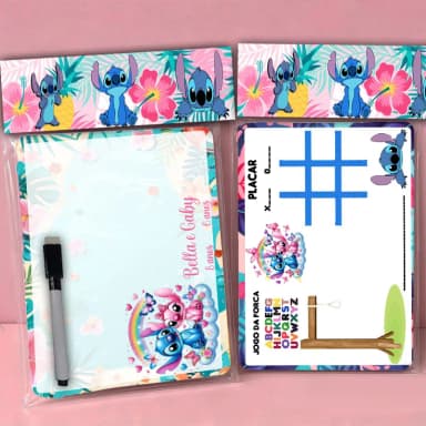 Lousa Magica Personalizada lembrancinhas Stitch
