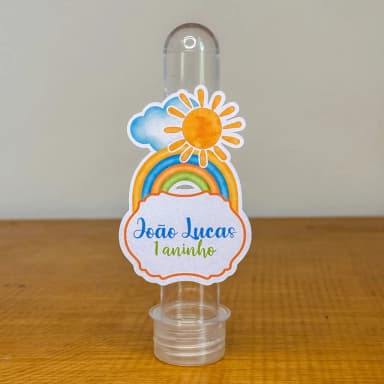 Apliques para Tubetes Personalizados PRIMEIRA VOLTA AO SOL MENINO - Decoração de Festa | Lembrancinhas | Aniversário | Personalizados